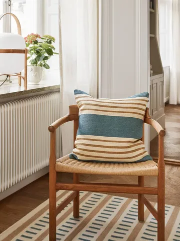 Aria kuddfodral - Heaven blue-khaki, 50x50 cm - Chhatwal & Jonsson
