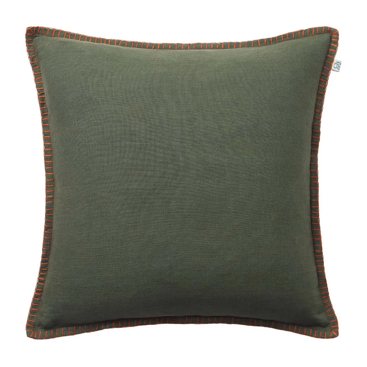 Chhatwal & Jonsson Arun kuddfodral 50x50 cm Forest green-terracotta