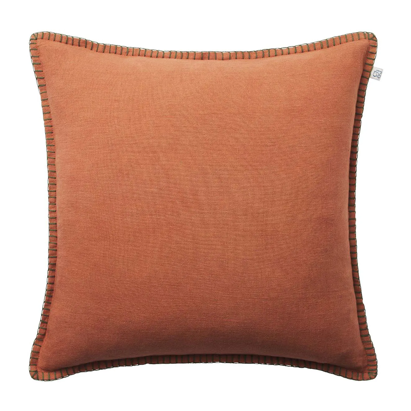 Arun kuddfodral 50x50 cm, Terracotta-forest green Chhatwal & Jonsson