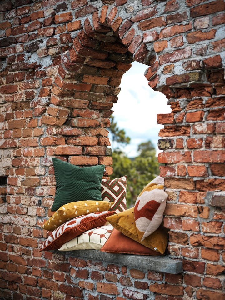 Arun kuddfodral 50x50 cm, Terracotta-forest green Chhatwal & Jonsson