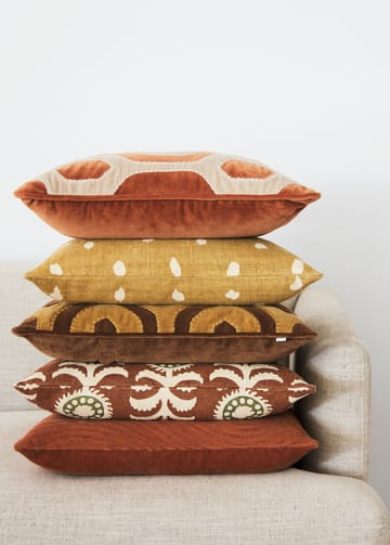 Arun kuddfodral 50x50 cm - Terracotta-forest green - Chhatwal & Jonsson