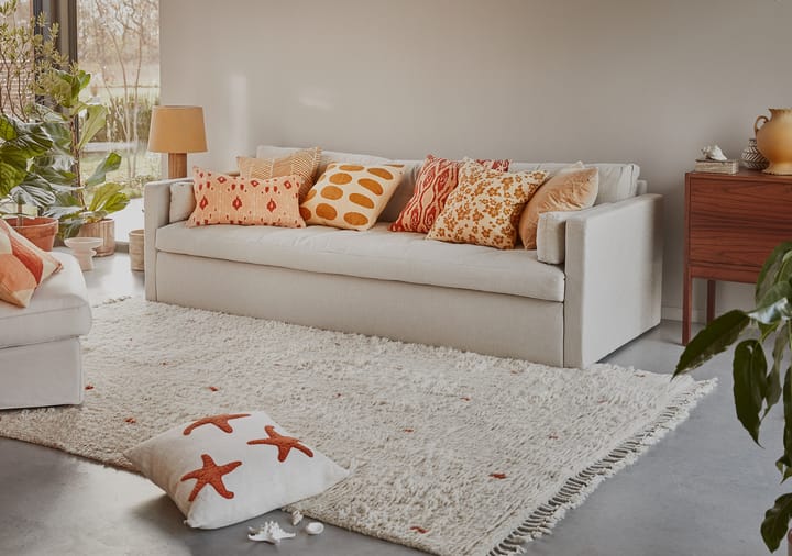 Asim kuddfodral 50x50 cm, Light beige-spicy yellow Chhatwal & Jonsson