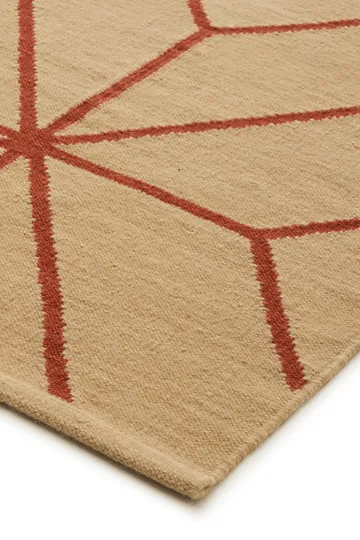 Ayur matta - Beige-Rust, 270x180 cm - Chhatwal & Jonsson