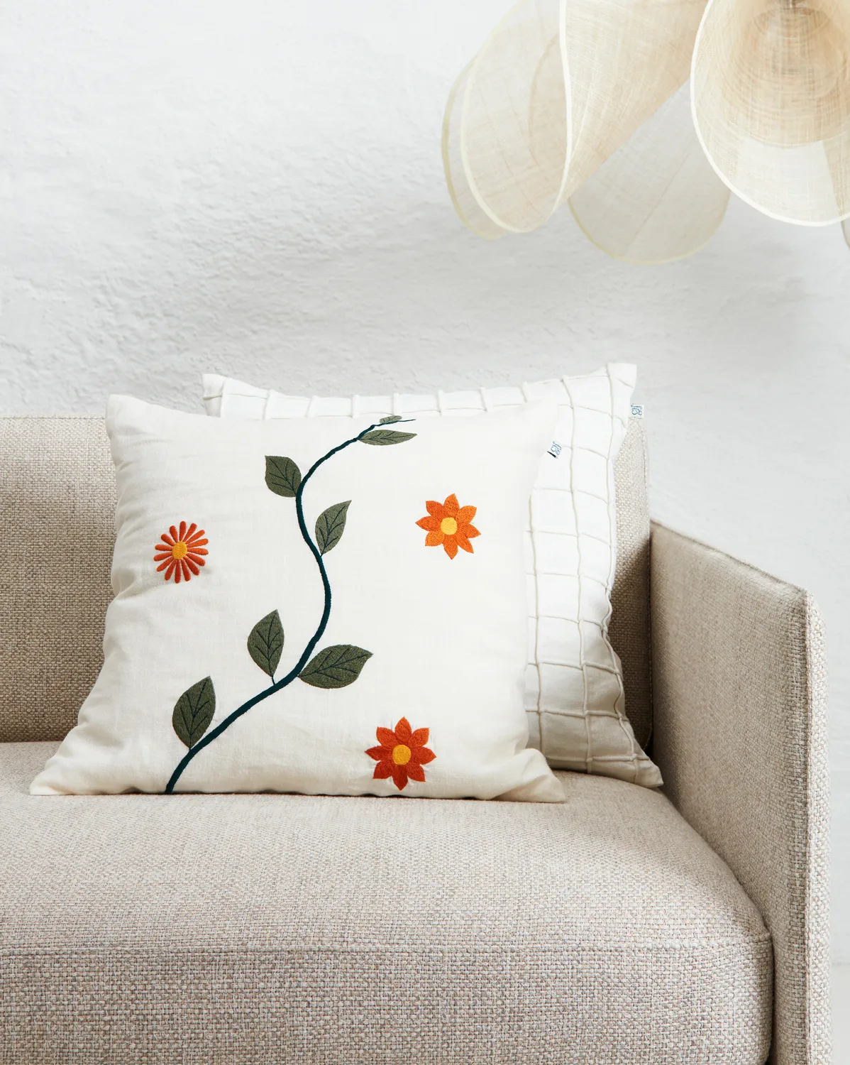 Bloom kuddfodral 50x50 cm, White Chhatwal & Jonsson