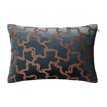 Chand kuddfodral 40x60 cm - Sea blue-cognac - Chhatwal & Jonsson