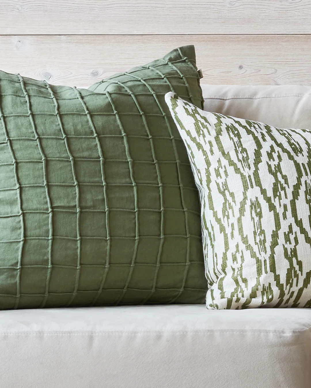 Deccan kuddfodral 50x50 cm, Cactus Green Chhatwal & Jonsson