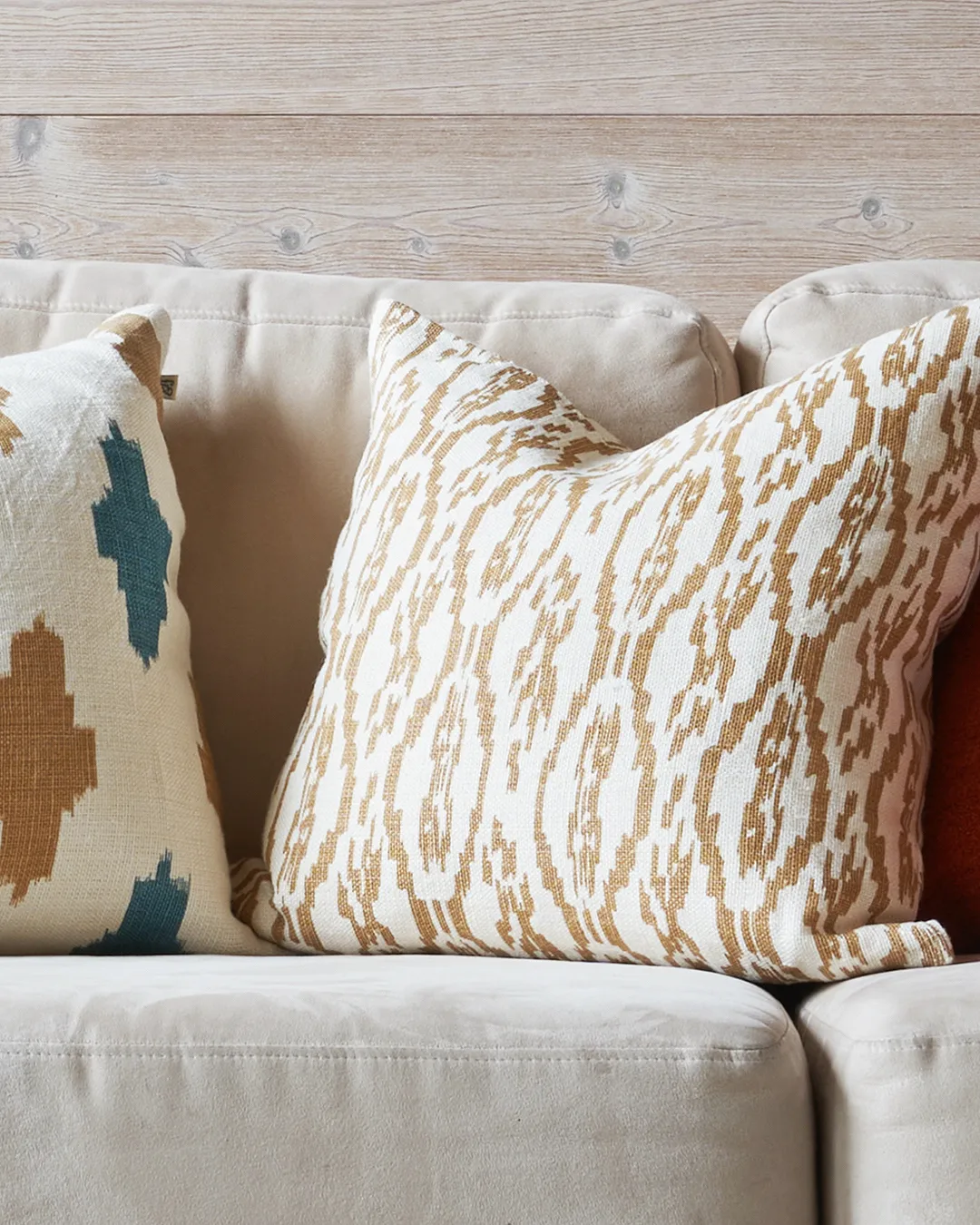 Deccan kuddfodral 50x50 cm, Khaki Chhatwal & Jonsson