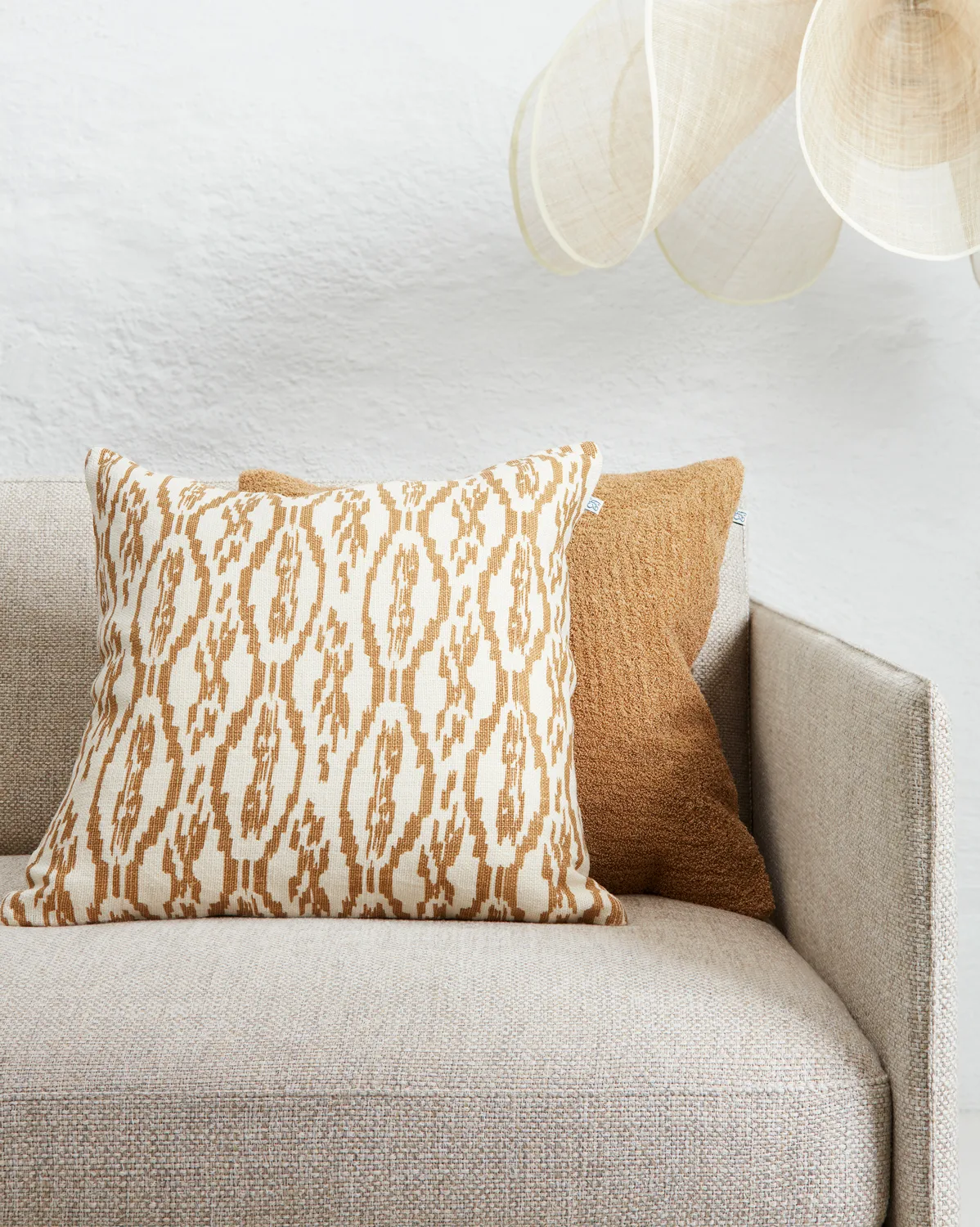 Deccan kuddfodral 50x50 cm, Khaki Chhatwal & Jonsson