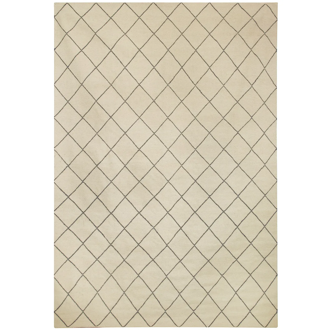 Diamond matta 230x336 cm, Off white-grey Chhatwal & Jonsson