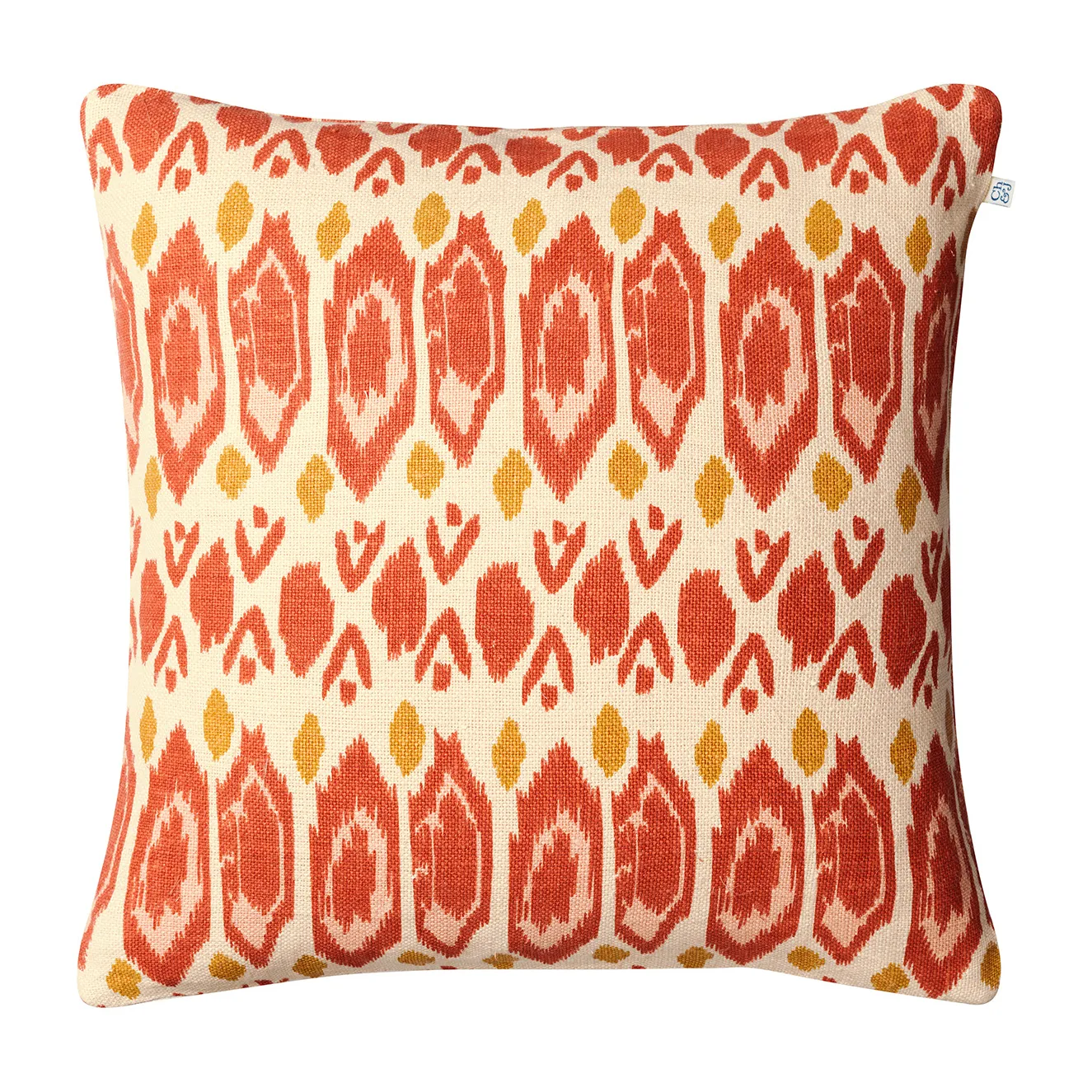 Ikat Bombay kuddfodral 50x50 cm, Apricot orange-rose-yellow Chhatwal & Jonsson