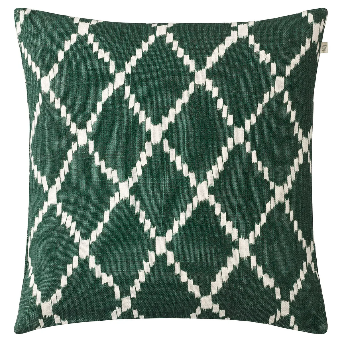 Chhatwal & Jonsson Ikat Kerela kuddfodral 50x50 cm Grön-vit
