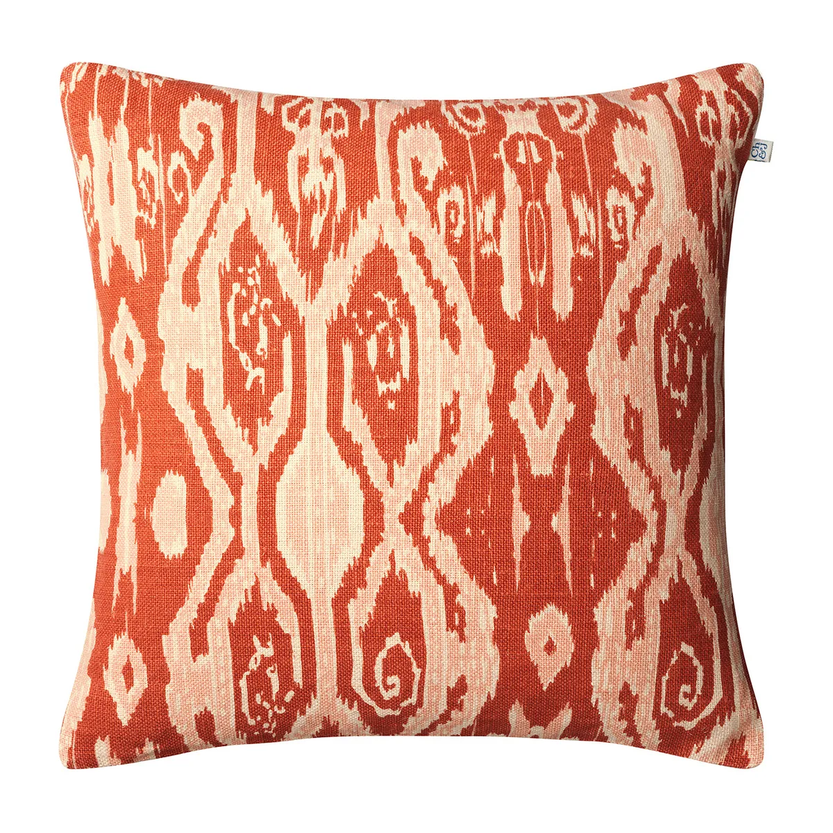 Chhatwal & Jonsson Ikat Madras kuddfodral 50x50 cm Apricot orange-rose