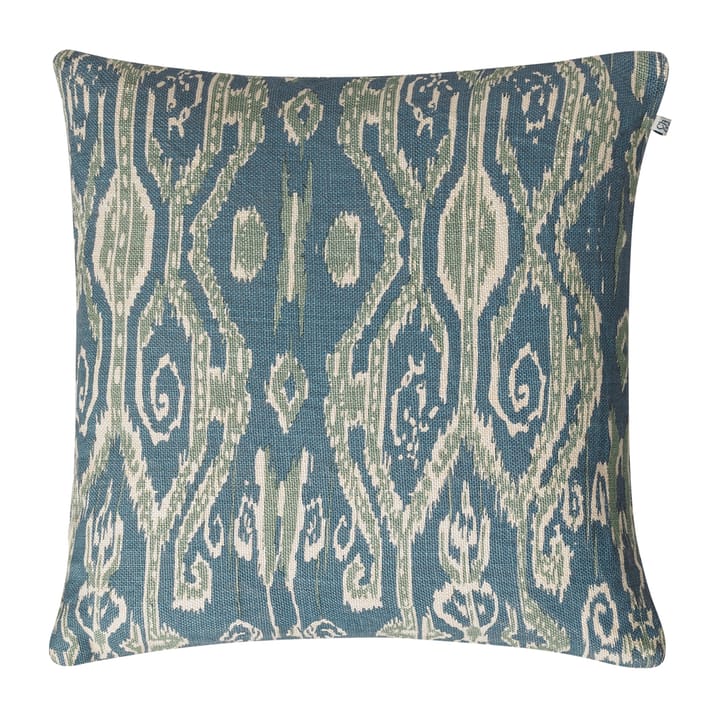 Ikat Madras kuddfodral 50x50 cm - Heaven blue-aqua - Chhatwal & Jonsson