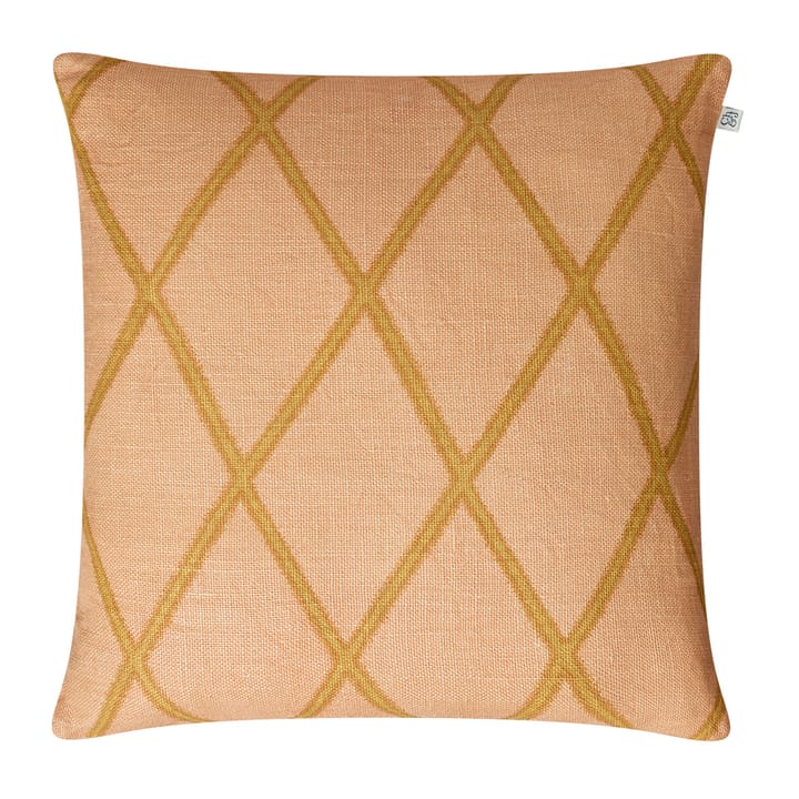 Ikat Orissa kuddfodral 50x50 cm - Rose-spicy yellow - Chhatwal & Jonsson