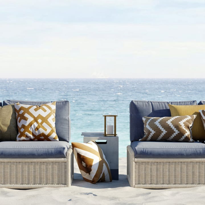 Ikat Sema kudde - heaven blue/offwhite, 40 cm - Chhatwal & Jonsson
