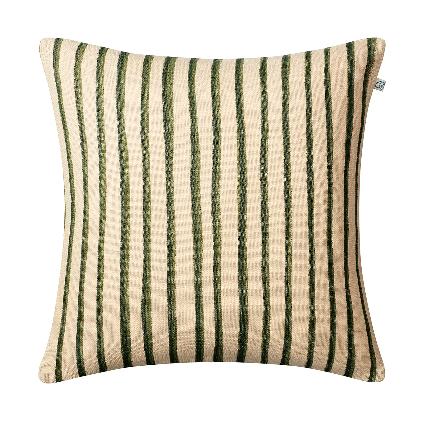 Jaipur Stripe kuddfodral 50x50 cm, Beige-green-green Chhatwal & Jonsson