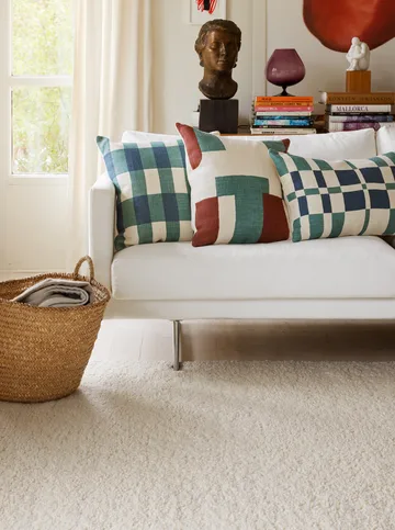 Jay kuddfodral - Terracotta-heaven blue, 50x50 cm - Chhatwal & Jonsson