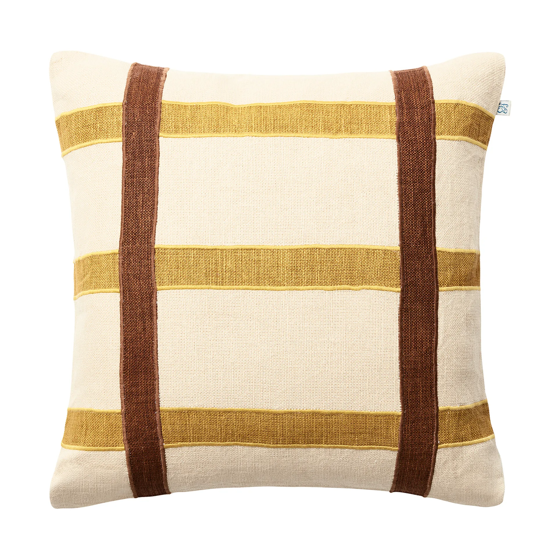 Kiran kuddfodral 50x50 cm, Spicy Yellow-Taupe Chhatwal & Jonsson