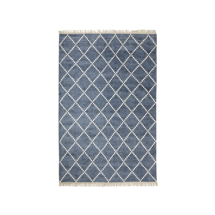 Kochi matta - blue melange/offwhite, 180x270 cm - Chhatwal & Jonsson
