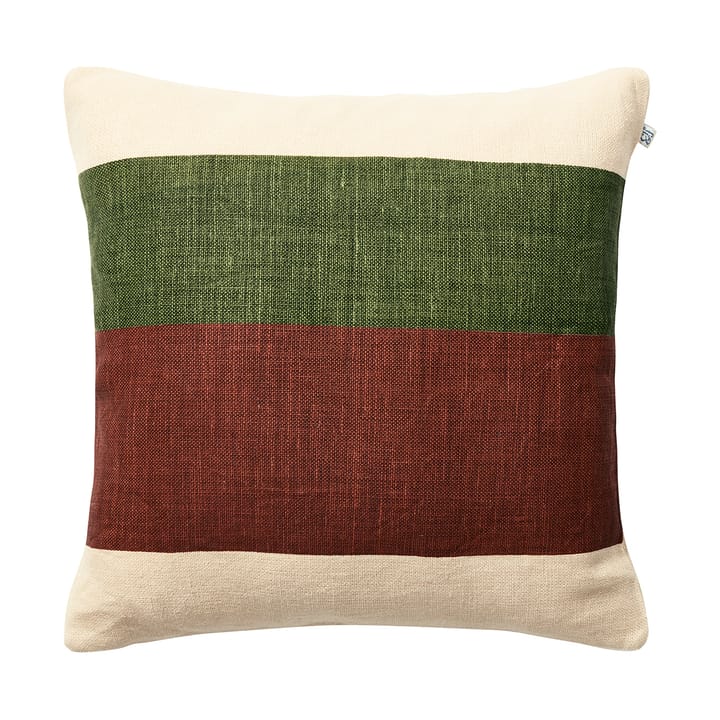 Kumar kuddfodral 50x50 cm - Cactus Green-Terracotta - Chhatwal & Jonsson