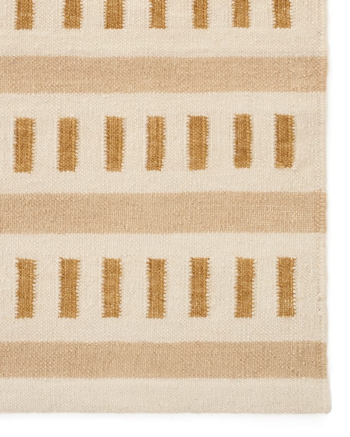 Ladakh ullmatta, Off white-beige-masala yellow, 180x270 cm Chhatwal & Jonsson