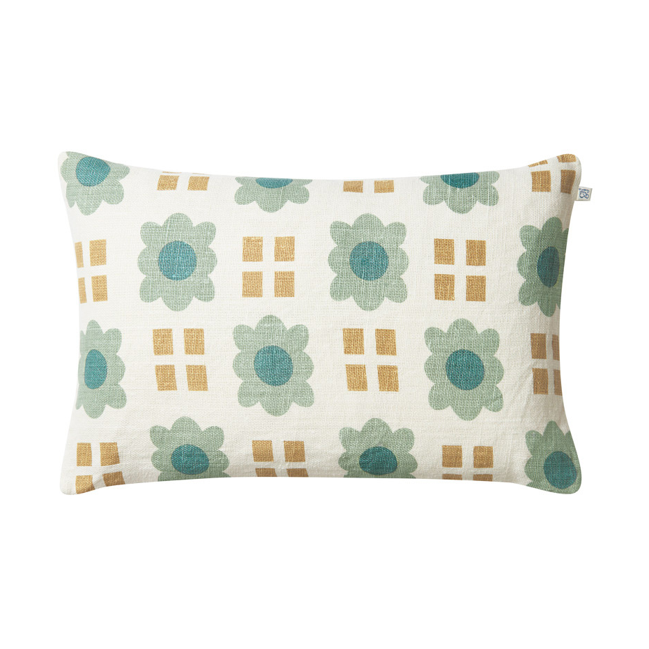 Chhatwal & Jonsson Lalit kuddfodral 40x60 cm Heaven blue-khaki-aqua