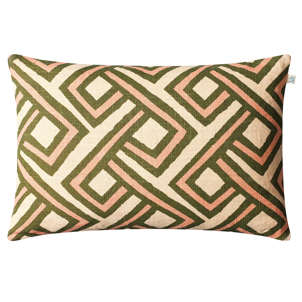 Chhatwal & Jonsson Lanka kuddfodral 40x60 cm Cactus green-rose