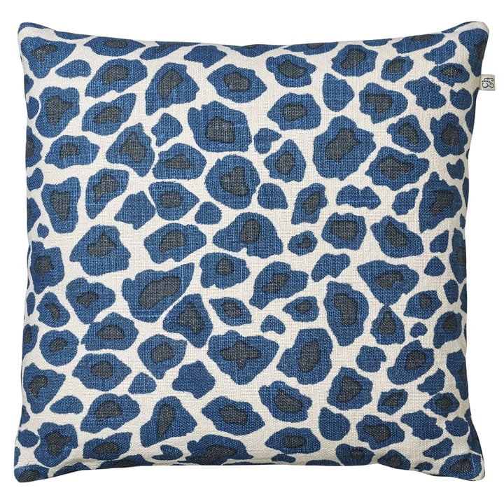 Leopard kuddfodral 50x50 cm, Blå Chhatwal & Jonsson