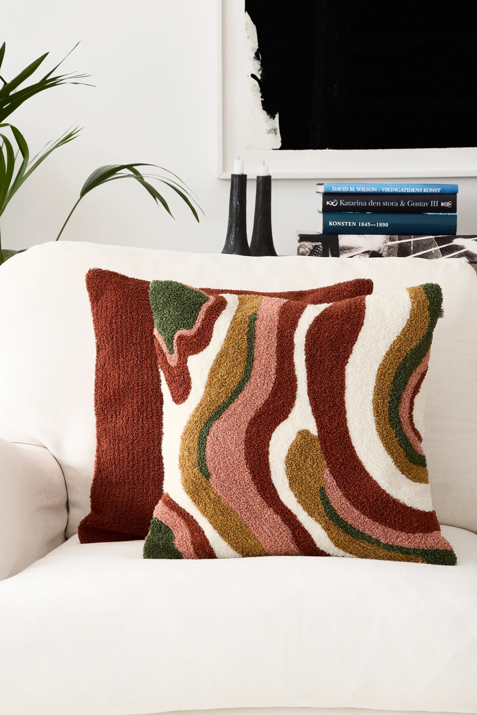 Mani kuddfodral 50x50 cm, Terracotta Chhatwal & Jonsson