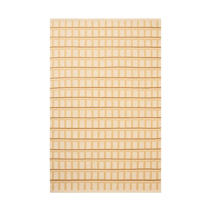 Mysore ullmatta - Off White-Masala Yellow-Yellow, 180x270 cm - Chhatwal & Jonsson