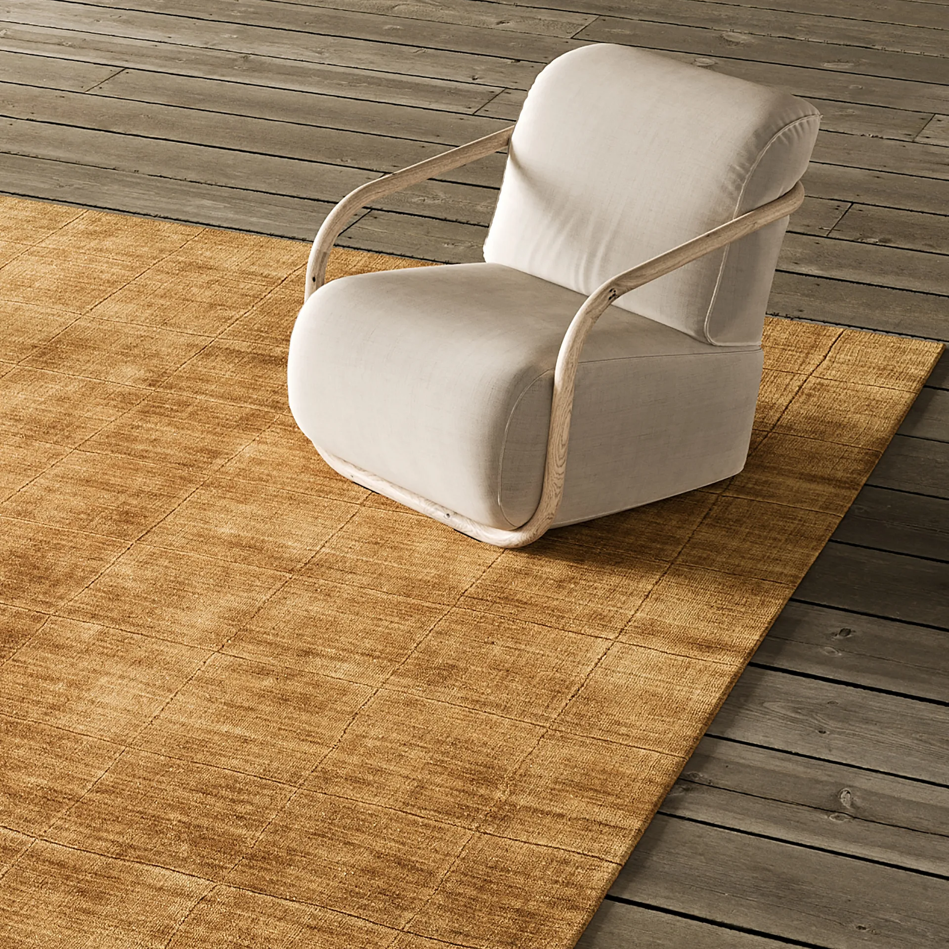 Nari ullmatta 170x240 cm, Masala yellow Chhatwal & Jonsson