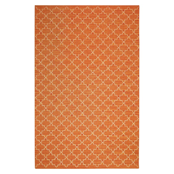 New Geometric matta 180x272 cm - Orange melange-off white - Chhatwal & Jonsson