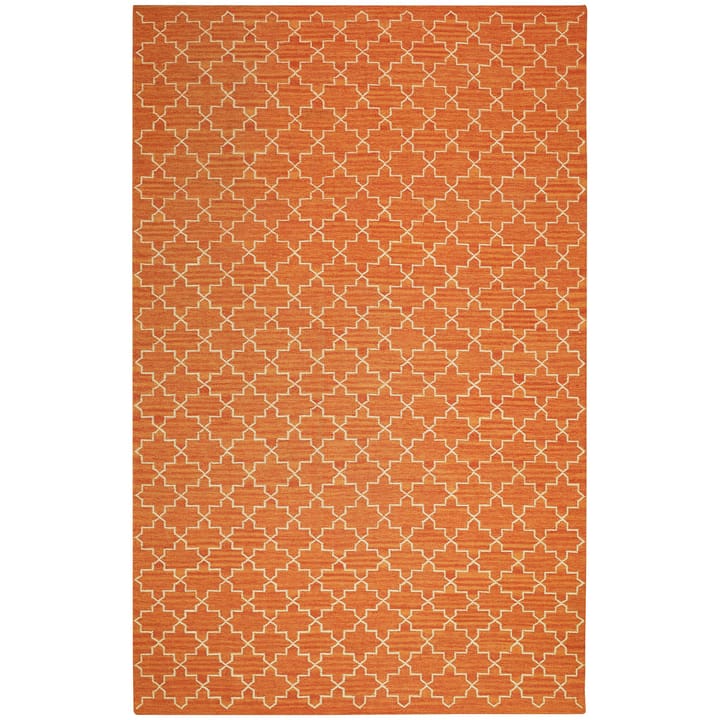 New Geometric matta 234x323 cm - Orange melange-off white - Chhatwal & Jonsson