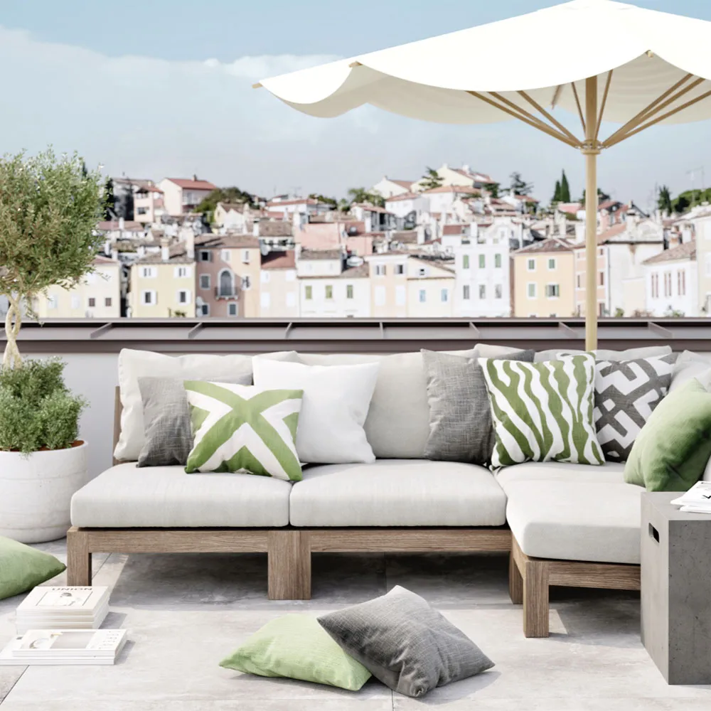 Pani Outdoor kudde 40x75 cm, Off-white Chhatwal & Jonsson