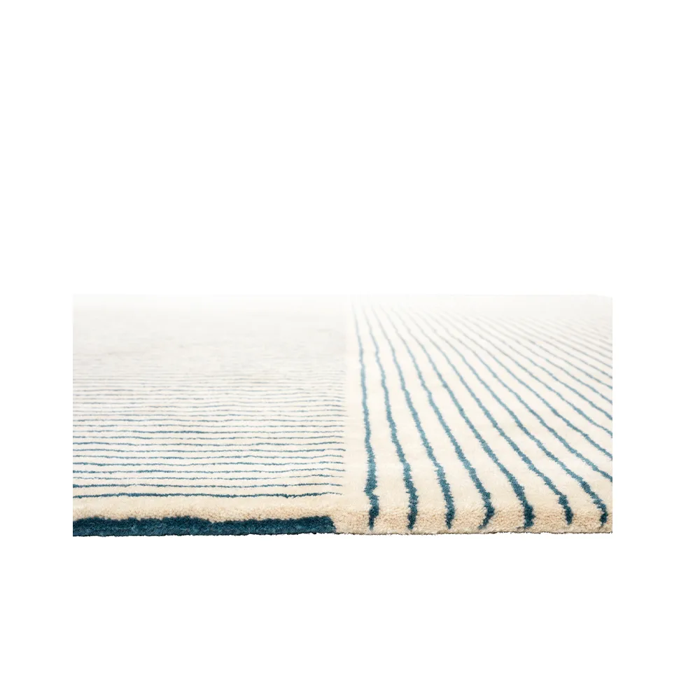 Radha ullmatta 180x270 cm, Off white-heaven blue Chhatwal & Jonsson