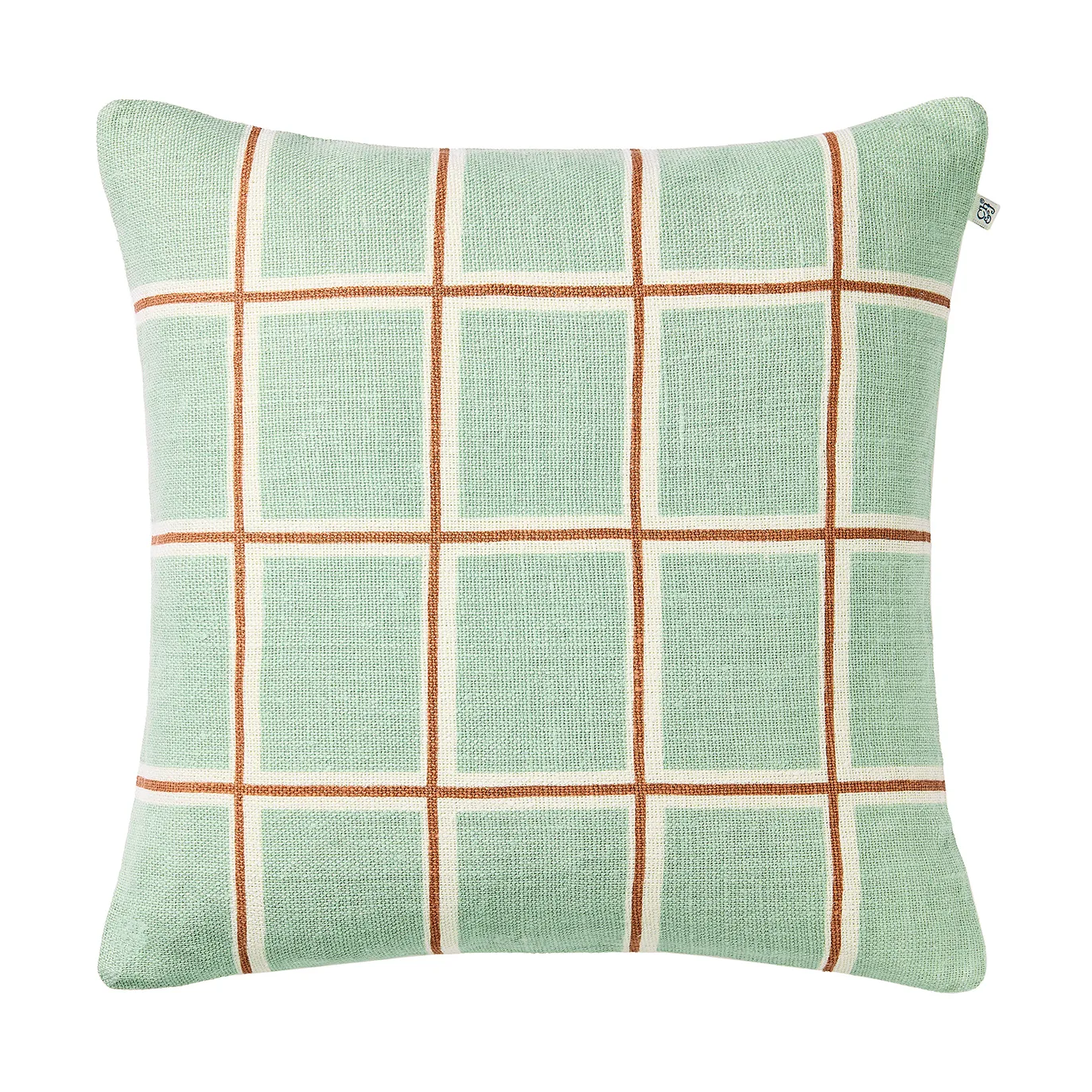 Raha kuddfodral 50x50 cm, Aqua-apricot orange Chhatwal & Jonsson
