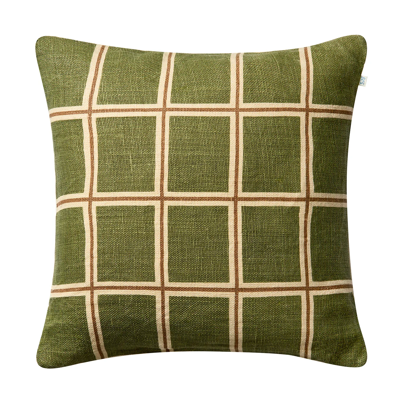 Raha kuddfodral 50x50 cm, Cactus green-taupe Chhatwal & Jonsson