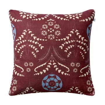 Rani kuddfodral 50x50 cm - Ruby-dusty blue - Chhatwal & Jonsson