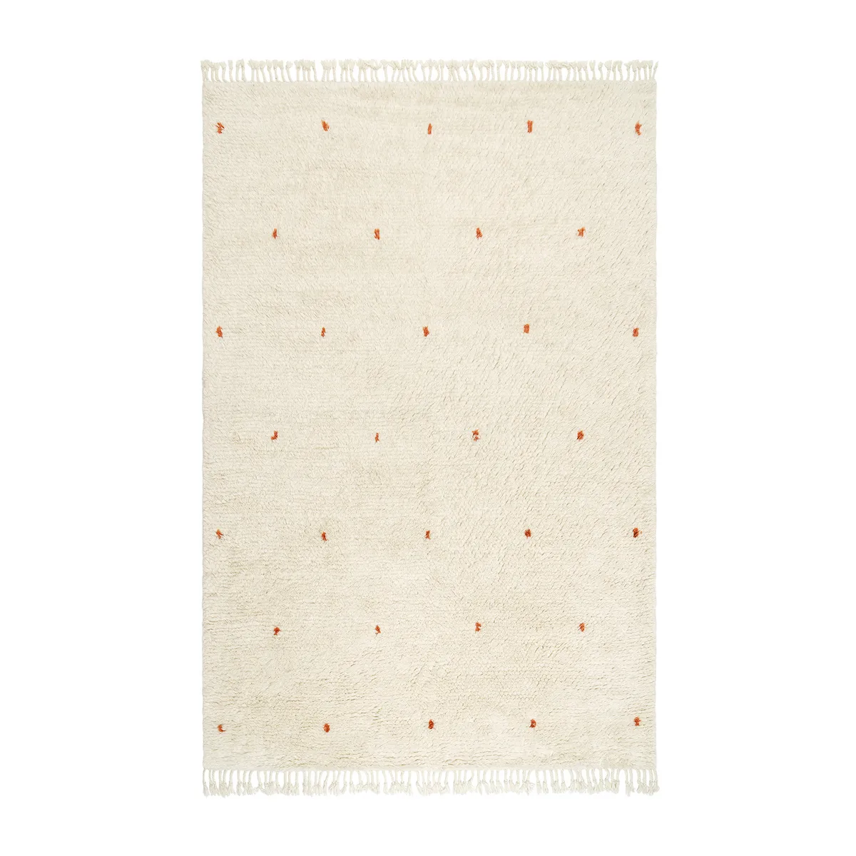 Chhatwal & Jonsson Ravi matta 177x266 cm Off white-orange
