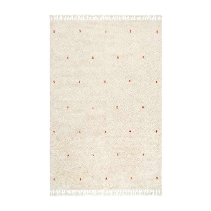 Ravi matta 230x320 cm - Off white-orange - Chhatwal & Jonsson