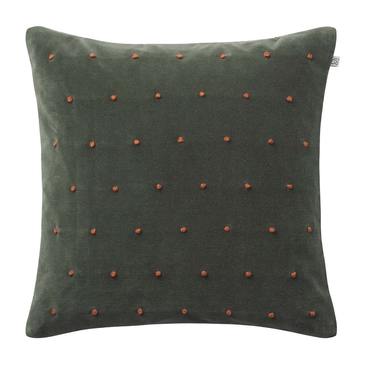 Roma kuddfodral 50x50 cm - Forest green-terracotta - Chhatwal & Jonsson