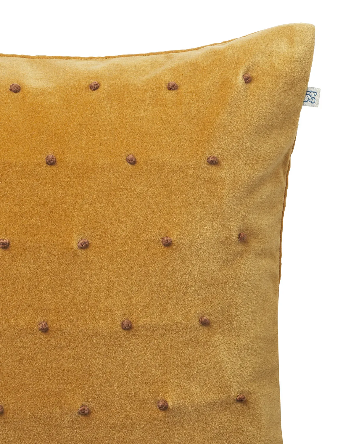 Roma kuddfodral 50x50 cm, Masala yellow-cognac Chhatwal & Jonsson