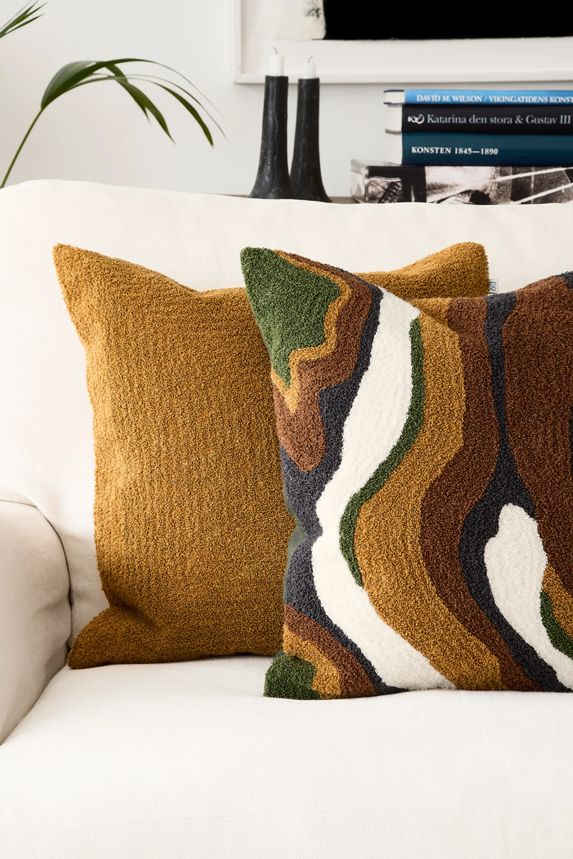 Sagar kuddfodral 50x50 cm, Cognac-masala Chhatwal & Jonsson