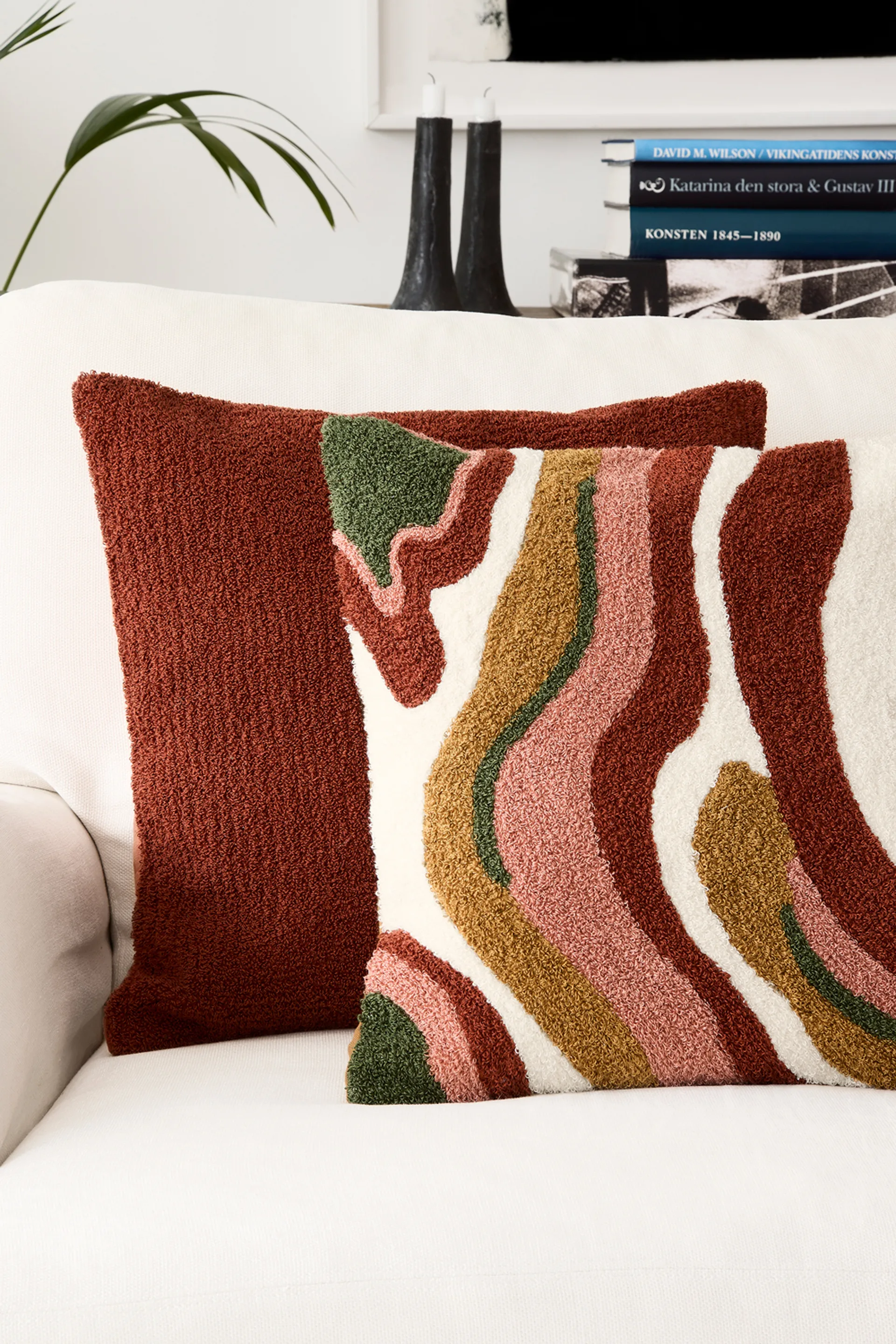 Sagar kuddfodral 50x50 cm, Rost-rose Chhatwal & Jonsson