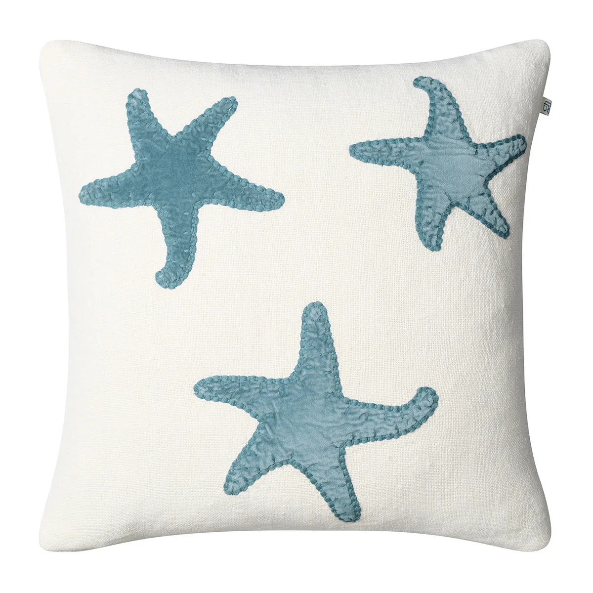 Chhatwal & Jonsson Star Fish kuddfodral 50x50 cm Off white-heaven blue