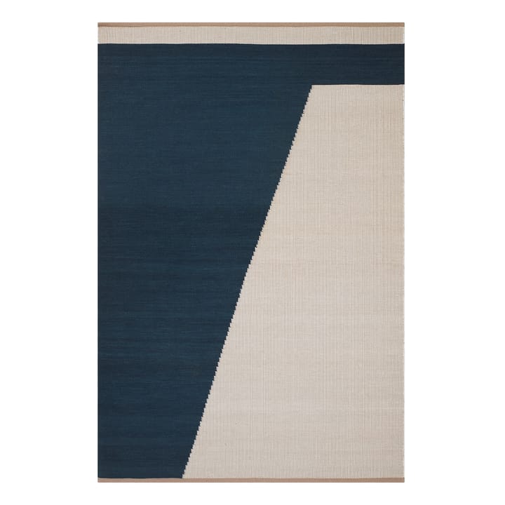 Una ullmatta 180x270 cm - Dark blue-beige-off white - Chhatwal & Jonsson