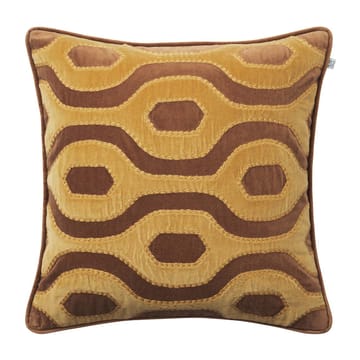 Varanasi kuddfodral 50x50 cm - Cognac-masala yellow - Chhatwal & Jonsson