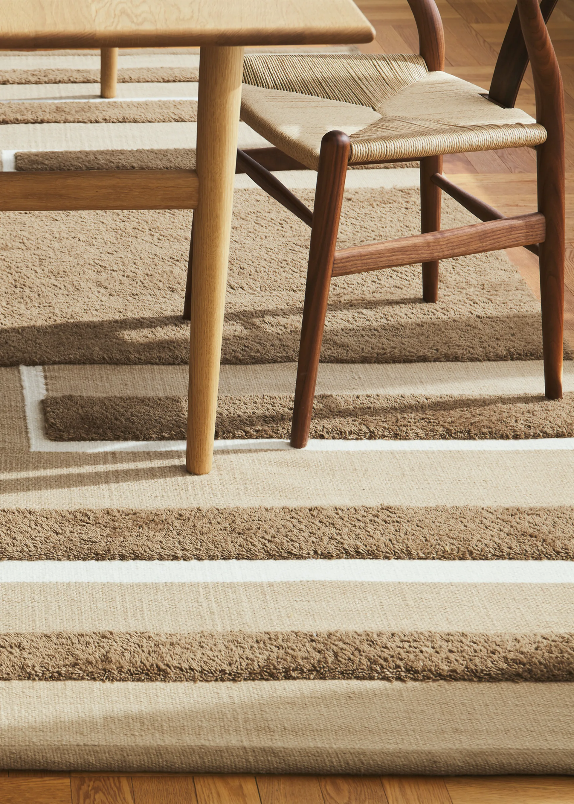 Veda matta 250x350 cm, Mocha-beige-off white Chhatwal & Jonsson