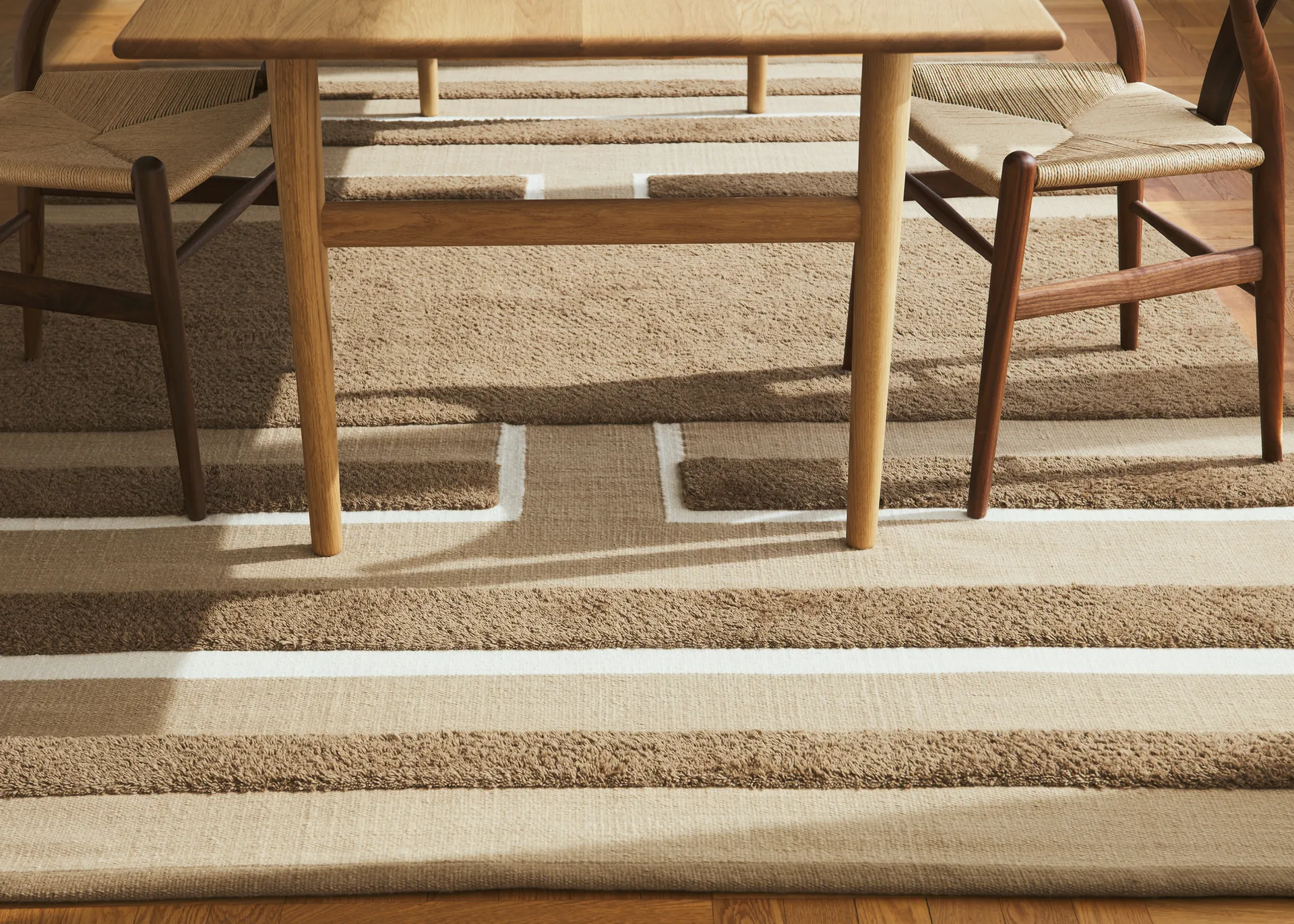 Veda matta 250x350 cm, Mocha-beige-off white Chhatwal & Jonsson