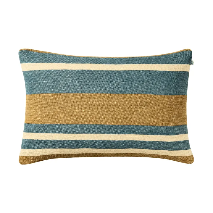 Vera kuddfodral - Khaki-Heaven Blue, 40x60 cm - Chhatwal & Jonsson